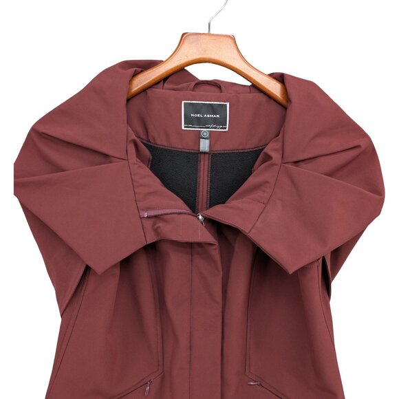 Noel Asmar Equestrian Riding Vest Womens Brick Red Hooded Full Zip Size XS - Picture 6 of 14